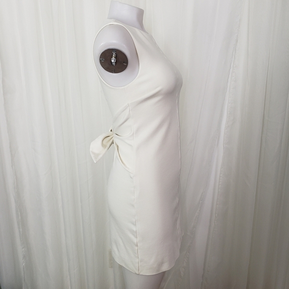Ted Baker London Papron tie front mini dress white/ivory Ted size 0 = US size 2 - Picture 8 of 13